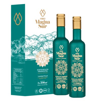 A.O.V.E. Cristal Athena 500 ml Estuche 2×500 ml Oro Magnasur Premium